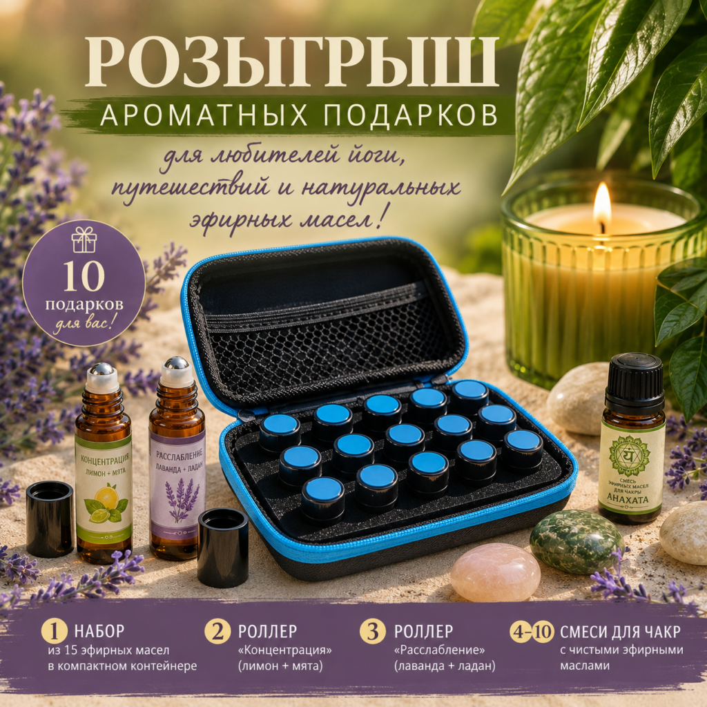 Выиграйте эфирное масло